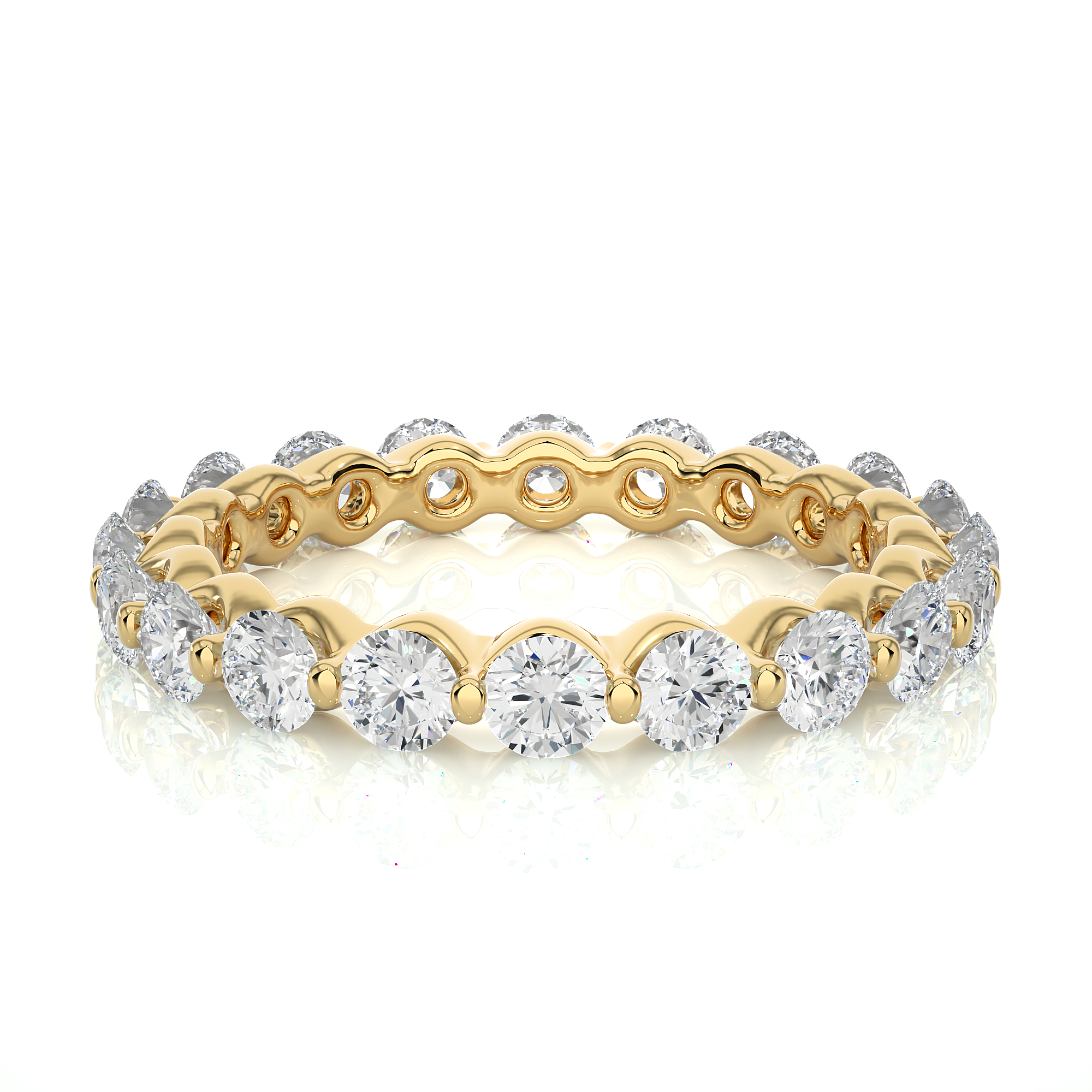 2.03 Carat G Color VS1 Clarity Diamond Studded Natural Diamond Ring.